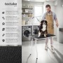 Tectake Trimmtisch mit Galgen, höhenverstellbar, klappbar, mit Hund. Ideal für die Hundefellpflege.
