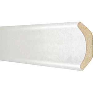 Hohlkehlleiste, weiße Strukturfolie, 22x22 mm, Länge 2600 mm, für Paneel-Zubehör.