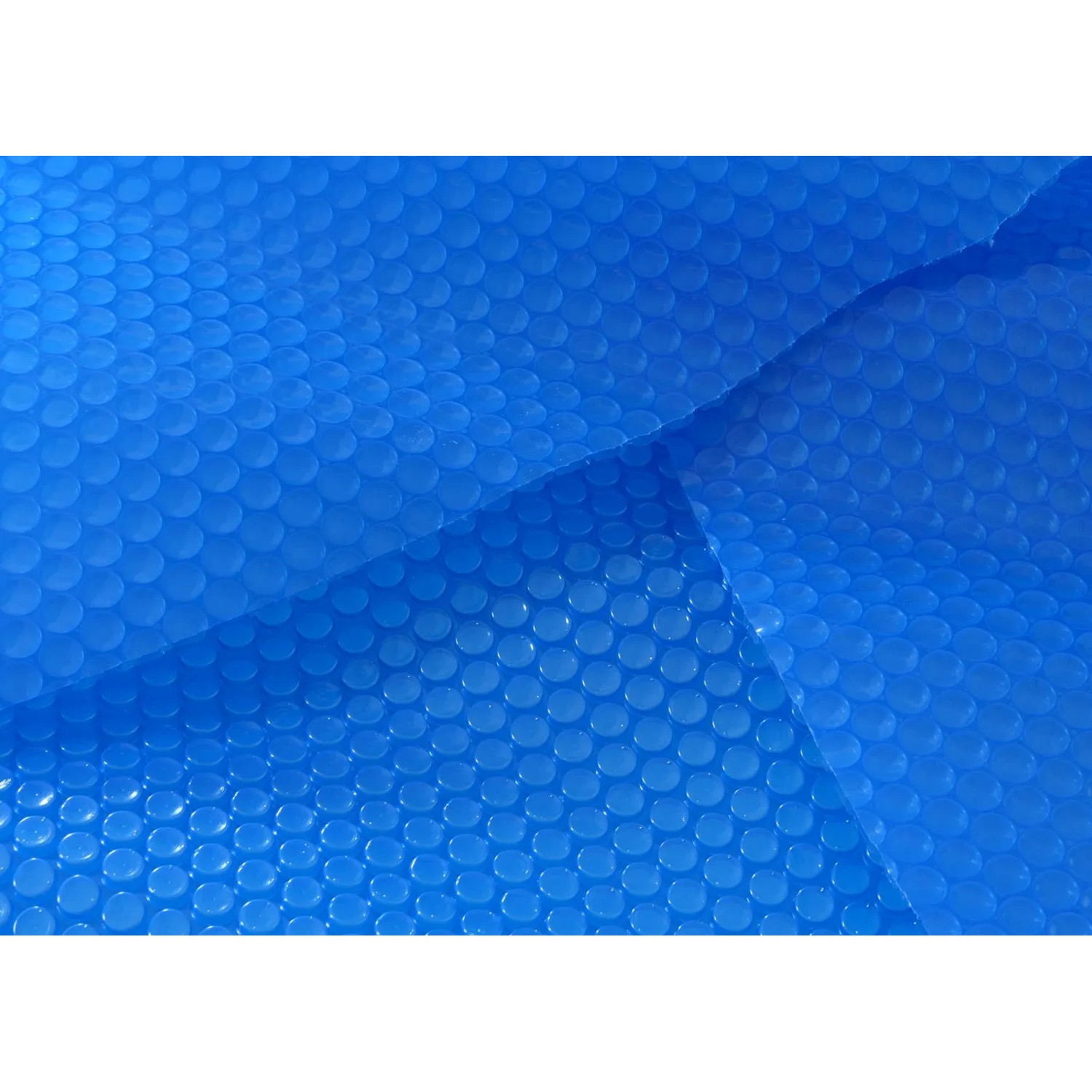 Blaue MCW Pool Abdeckung, 6x4m, 400µm, rechteckig, aus Polyethylen (PE-Folie).