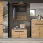 Inn.Furn Garderobe Set 6-teilig Eiche Grau 255 cm mit Soft-Close Cooper_2