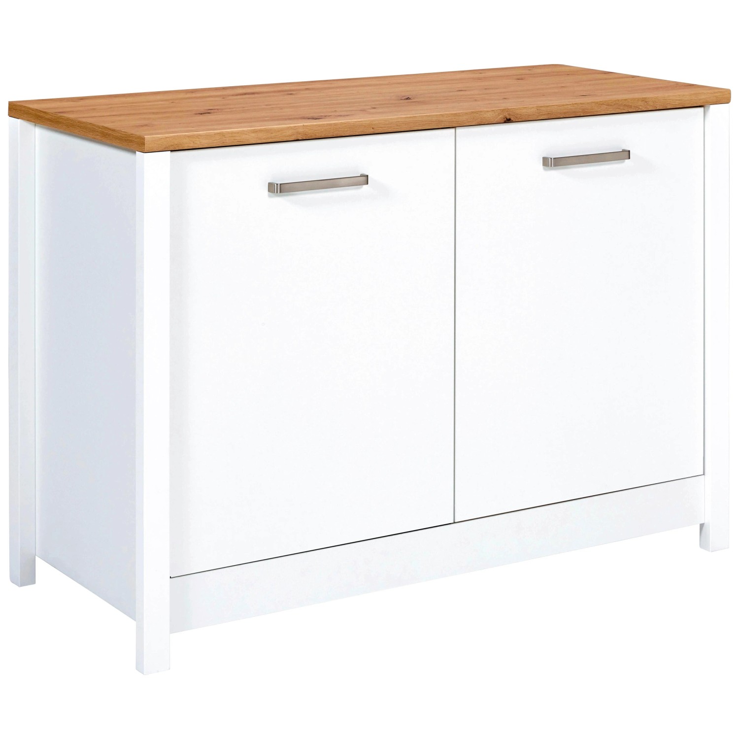 Mömax Spülenunterschrank Sicilia Weiß/Eiche Artisan