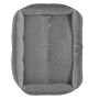 Anthrazitfarbenes Benno Hundebett Sammy, 80x65 cm, mit weichen Rändern für Komfort.