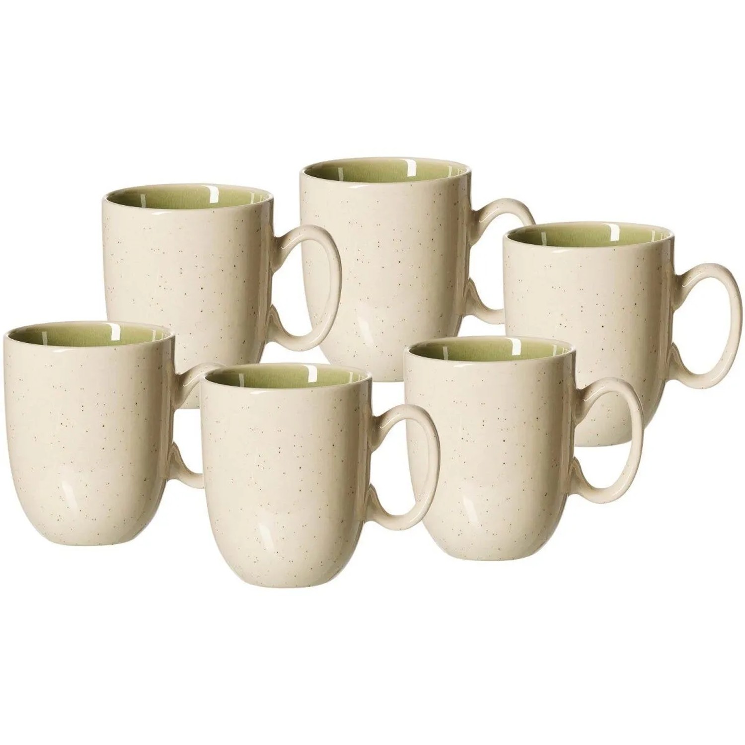 Ritzenhoff & Breker Skog Kaffeebecher-Set 400 ml 6-teilig Hellgrün