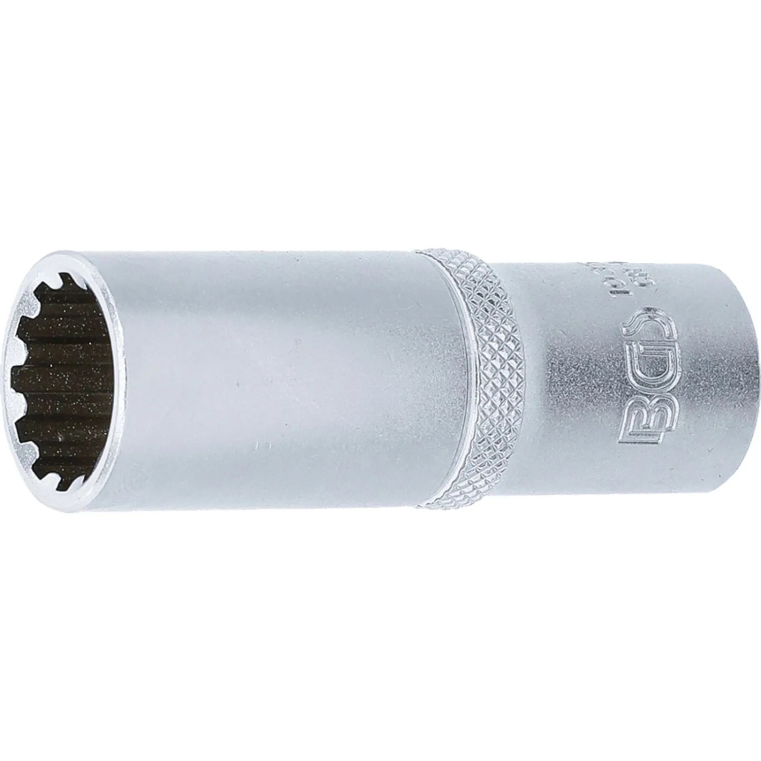 BGS Steckschlüssel Einsatz Gear Lock Tief Antrieb Innenvierkant 10 Mm  3 8 Zoll  SW 15 Mm 10355