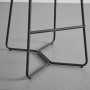 Bessagi Home Barhocker Nery Blau Samt Gepolstert_2