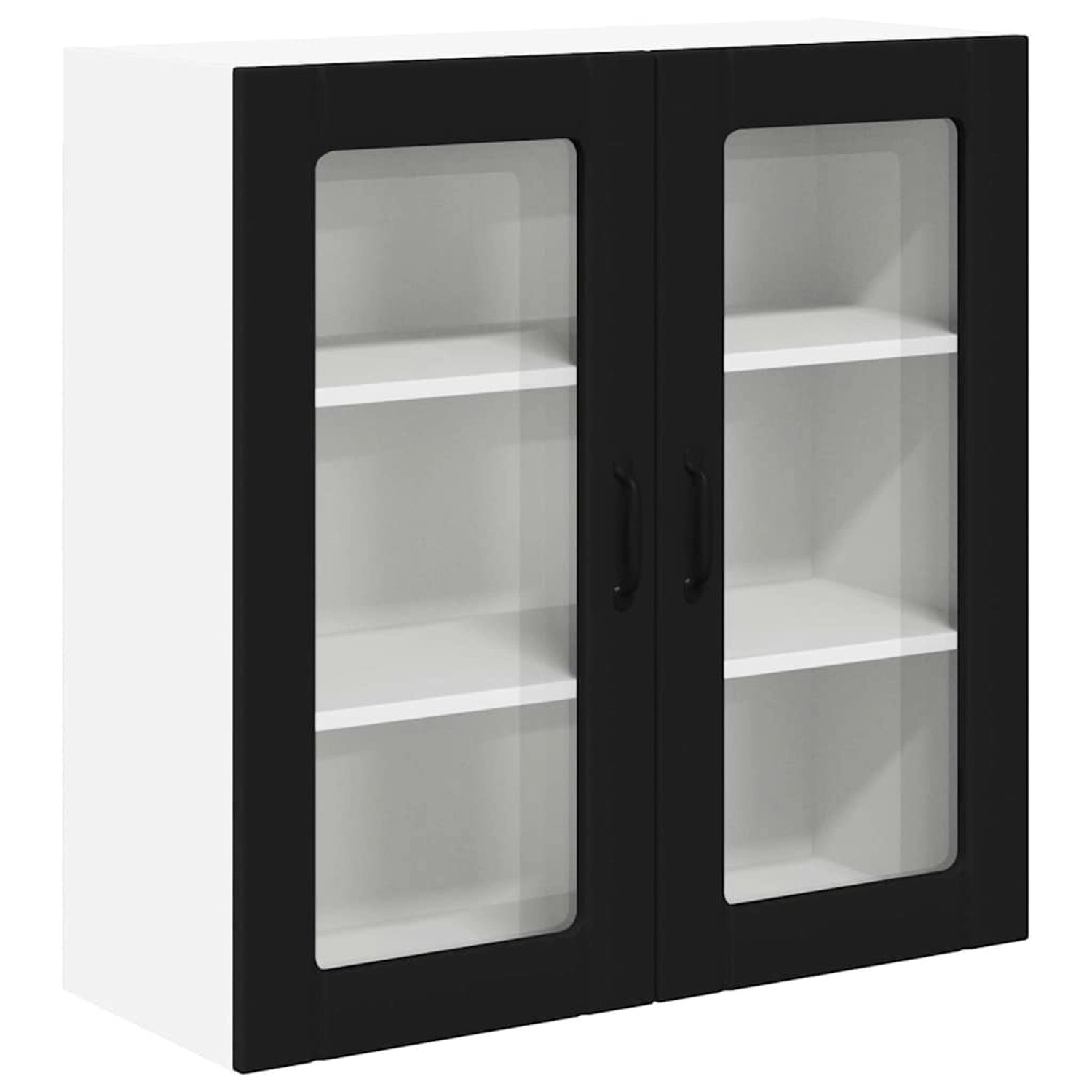 vidaXL Küchenschrank mit Regal Schwarz 80 x 31 x 80 cm Holzwerkstoff 885066 günstig online kaufen