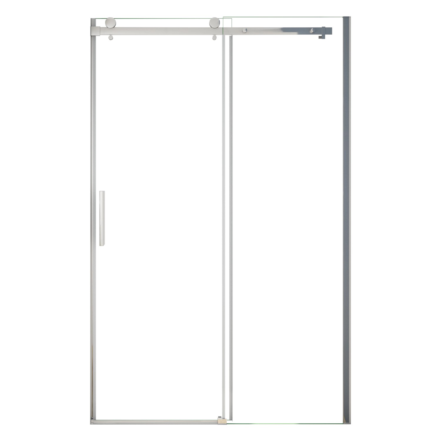 AICA 155x195cm Duschkabine Schiebetür Duschtür 6mm ESG-Glas Nischentür Dusc günstig online kaufen