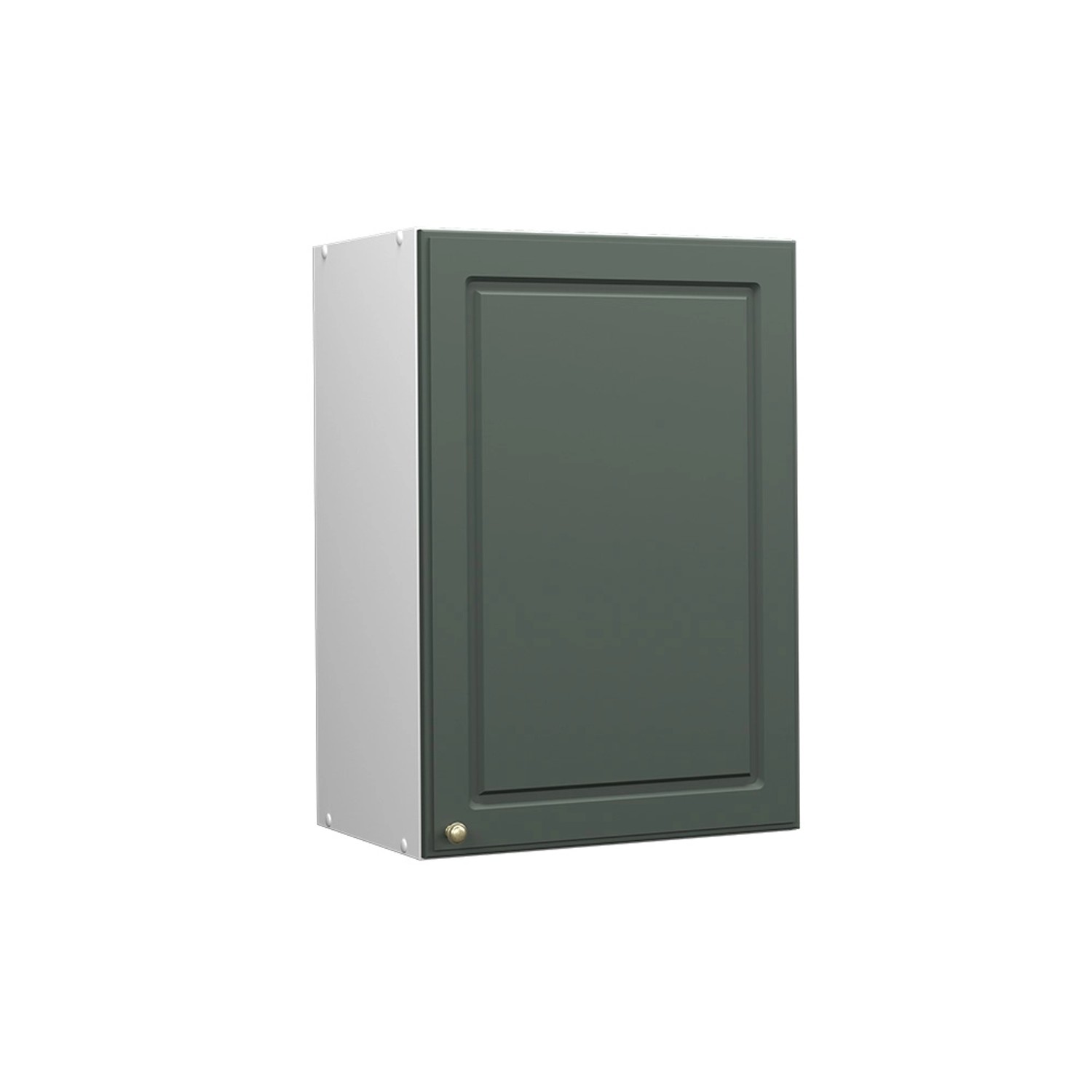 Vicco Badschrank Fame-Line Grün-Gold Landhaus/Weiß 50 x 72 cm