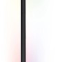Schlanke, schwarze Ledvance Smart+ WiFi Stehleuchte mit indirekter RGB-Beleuchtung, 80 cm hoch.