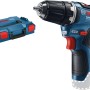 Bosch Professional Akku-Bohrschrauber GSR 12V-35 Solo mit L-Boxx, blau/rot.