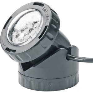 Heissner Aqua Light LED Unterwasser-Spot mit Trafo, geeignet für Teichbeleuchtung und Garten.