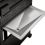 Abtropfschale des Enders Gasgrill Hyde 3 Sikr Turbo mit 3 Brennern und Seitenkocher.
