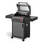 Enders Gasgrill Hyde 3 Sikr Turbo mit 3 Brennern und Seitenkocher, Grillstation in Schwarz.