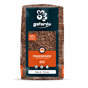 Galamio Pinienrinde Fein, 60l Sack (x26), 1560l, 2/3 Palette. Bodenabdeckung für den Garten.