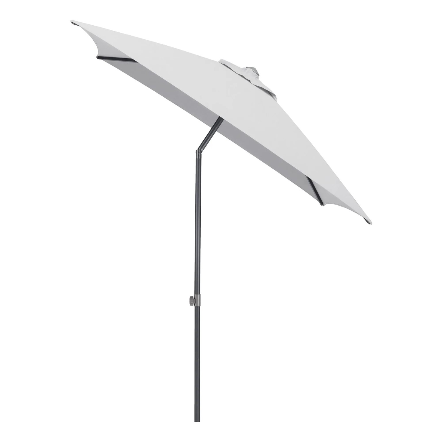 Kettler Marktschirm 200 cm x 200 cm Anthrazit-Grau mit Push-Up Mechanik
