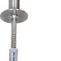 Wandkonsole mit Schelle, Ø 25 mm, Edelstahl, für Treppen- & Geländerbefestigung.