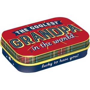 Nostalgic-Art Pillendose "The Coolest Grandpa", Metalldose für Geschenkartikel.