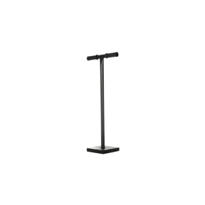 Schwarzer Küpper Erd- und Betonstampfer (84 cm) mit Handgriffen und robuster Bodenplatte.