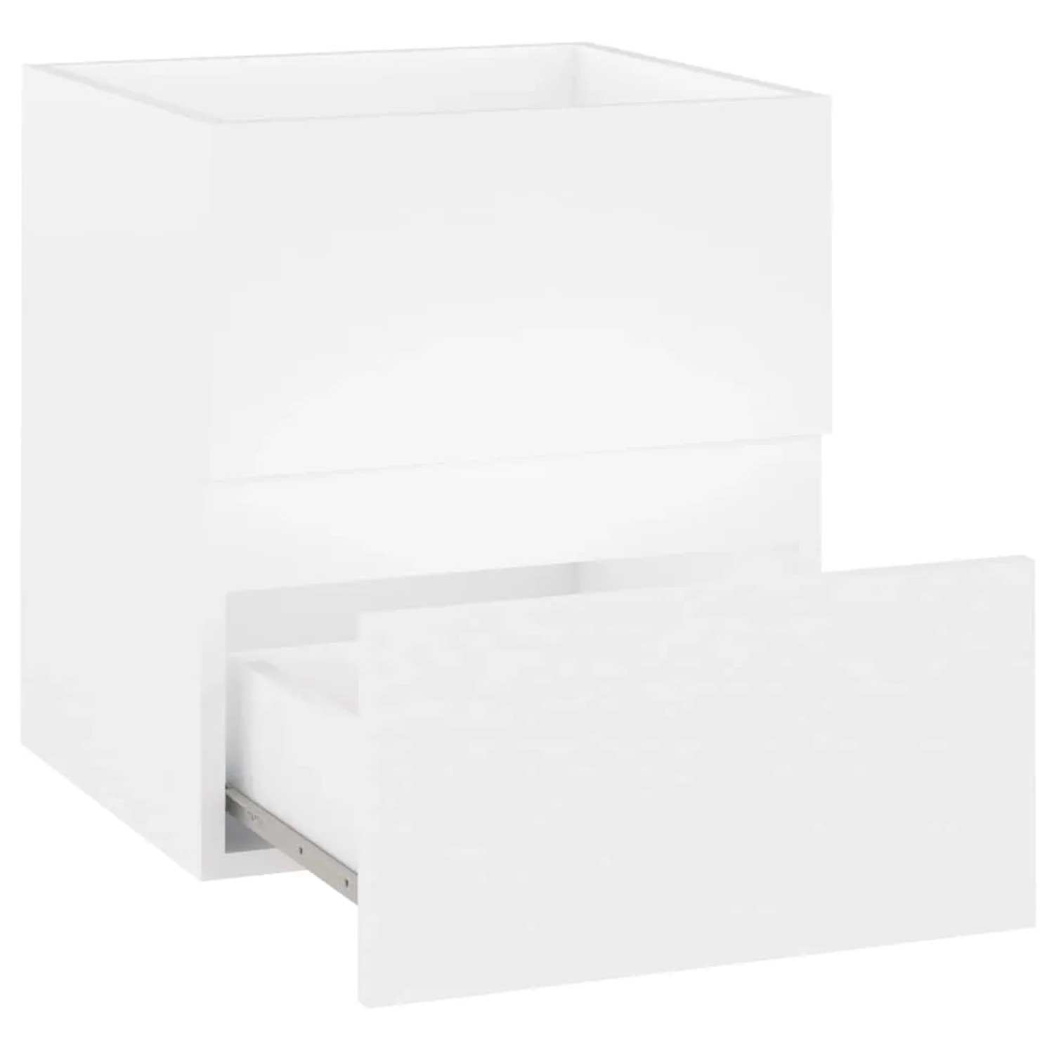 vidaXL Waschbeckenunterschrank mit Einbaubecken Weiß Holzwerkstoff 3071531_5