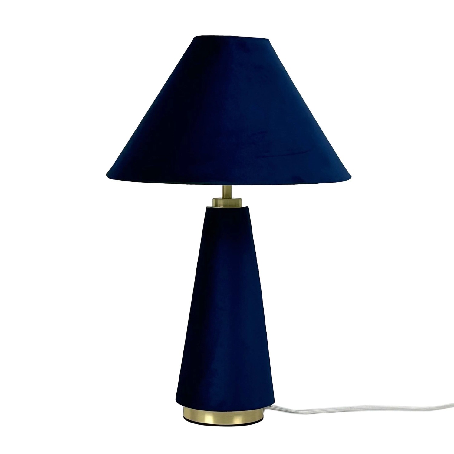 Relaxdays Tischlampe Samt mit Kippschalter 47 cm x 30 cm 0,9 kg
