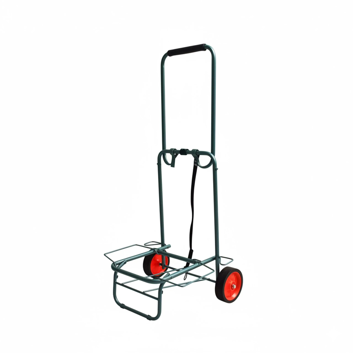 Relaxdays Transportwagen Stahl Grün Klappbar 100 cm x 44 cm x 34 cm
