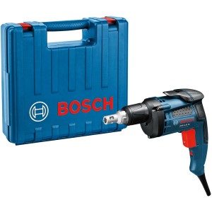 Bosch Professional GSR 6-45 TE Trockenbauschrauber mit Transportkoffer.