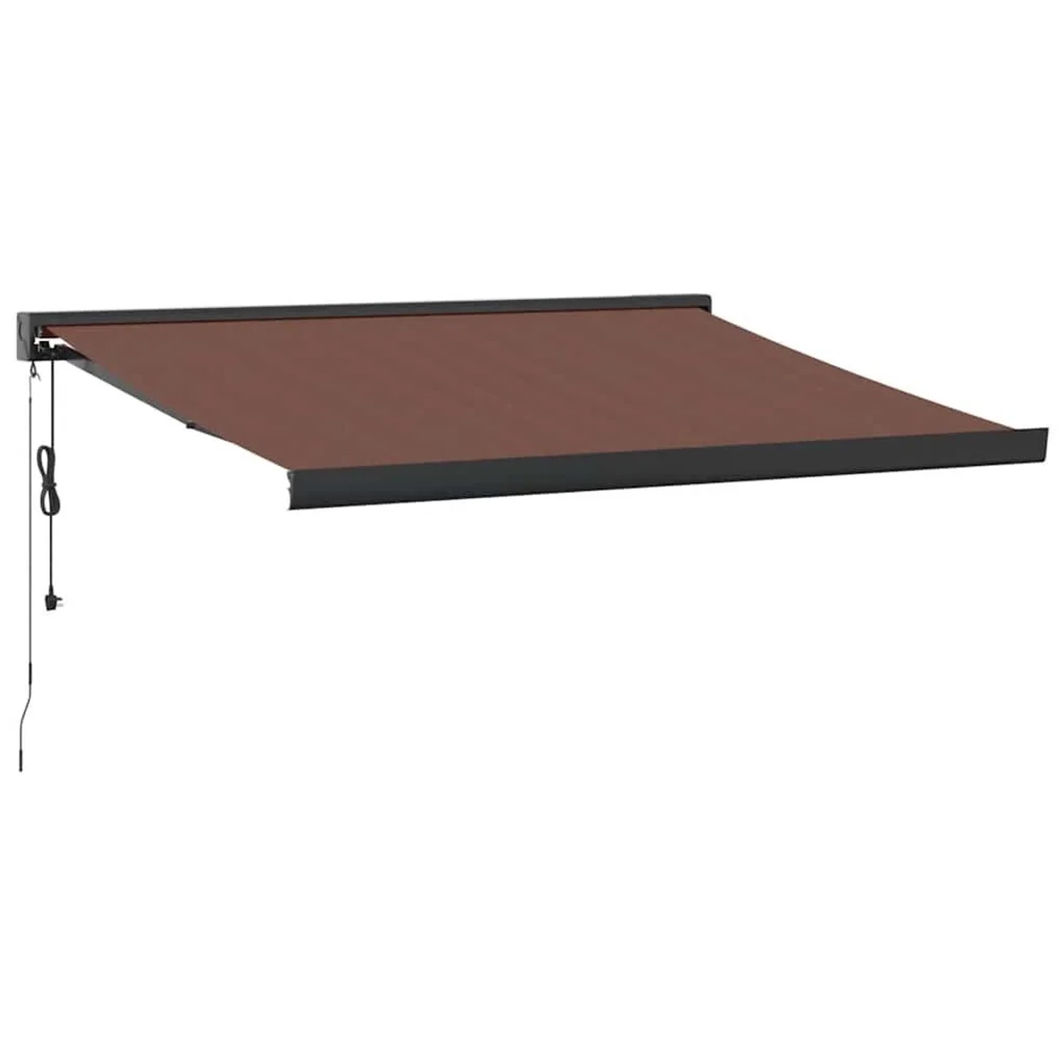 vidaXL Markise Automatisch Braun 350x250 cm 3215734