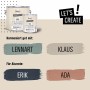 CREATE! by OBI Buntlack Mia Kaschmirbeige, seidenmatt, 0,75 l, mit Farbbeispielen für Kombinationen.
