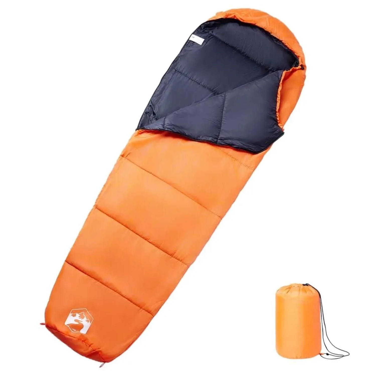 vidaXL Mumienschlafsack für Erwachsene Camping 3 Jahreszeiten 94508