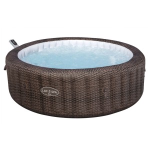 Bestway Whirlpool Bali AirJet App 7 Personen 216 cm x 71 cm Rattan