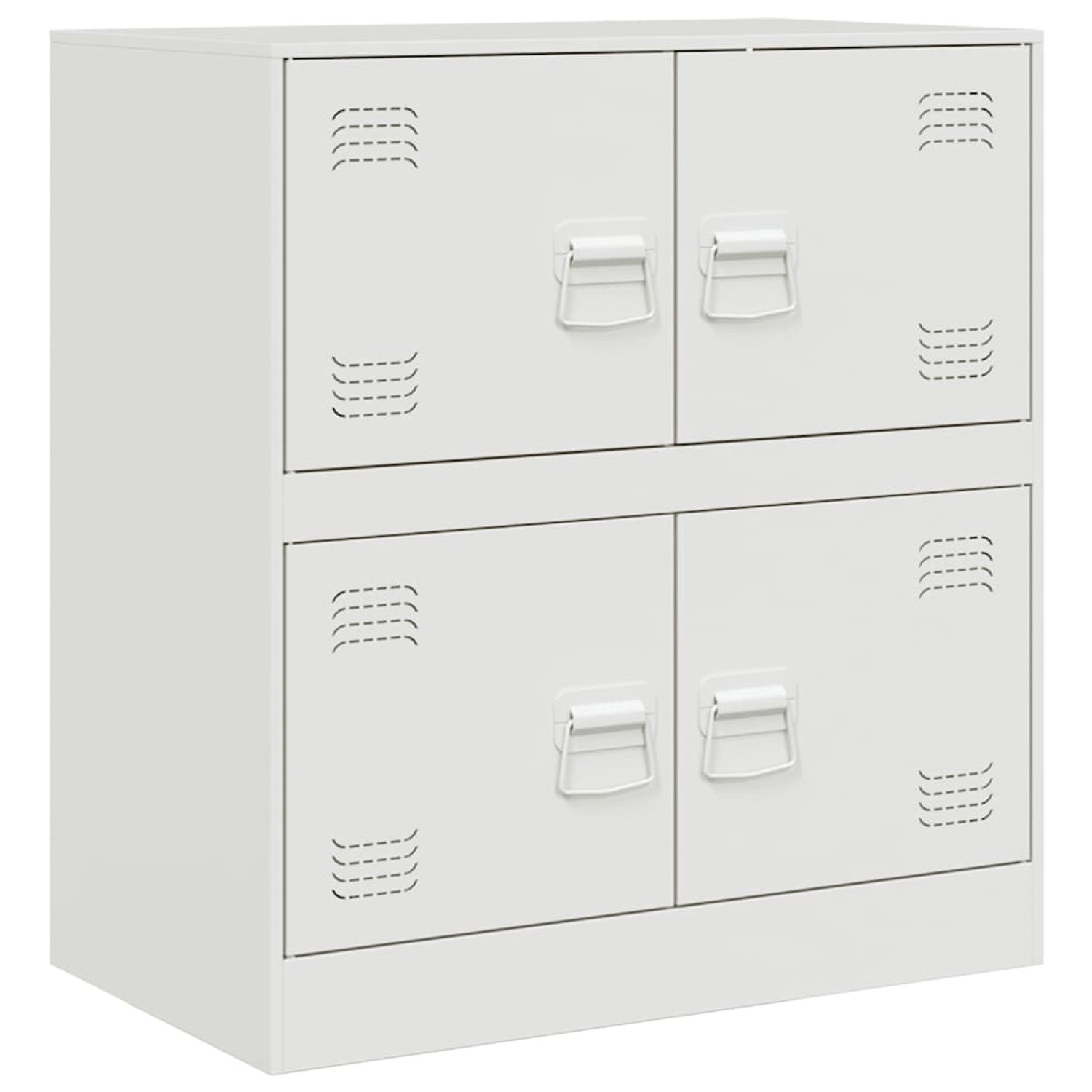 vidaXL Sideboard Weiß 67x39x73 cm Stahl 841654 günstig online kaufen