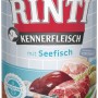 Rinti Kennerfleisch Seefisch, Nassfutter für Hunde mit hohem Fleischanteil und Omega 3, 400g Dose.
