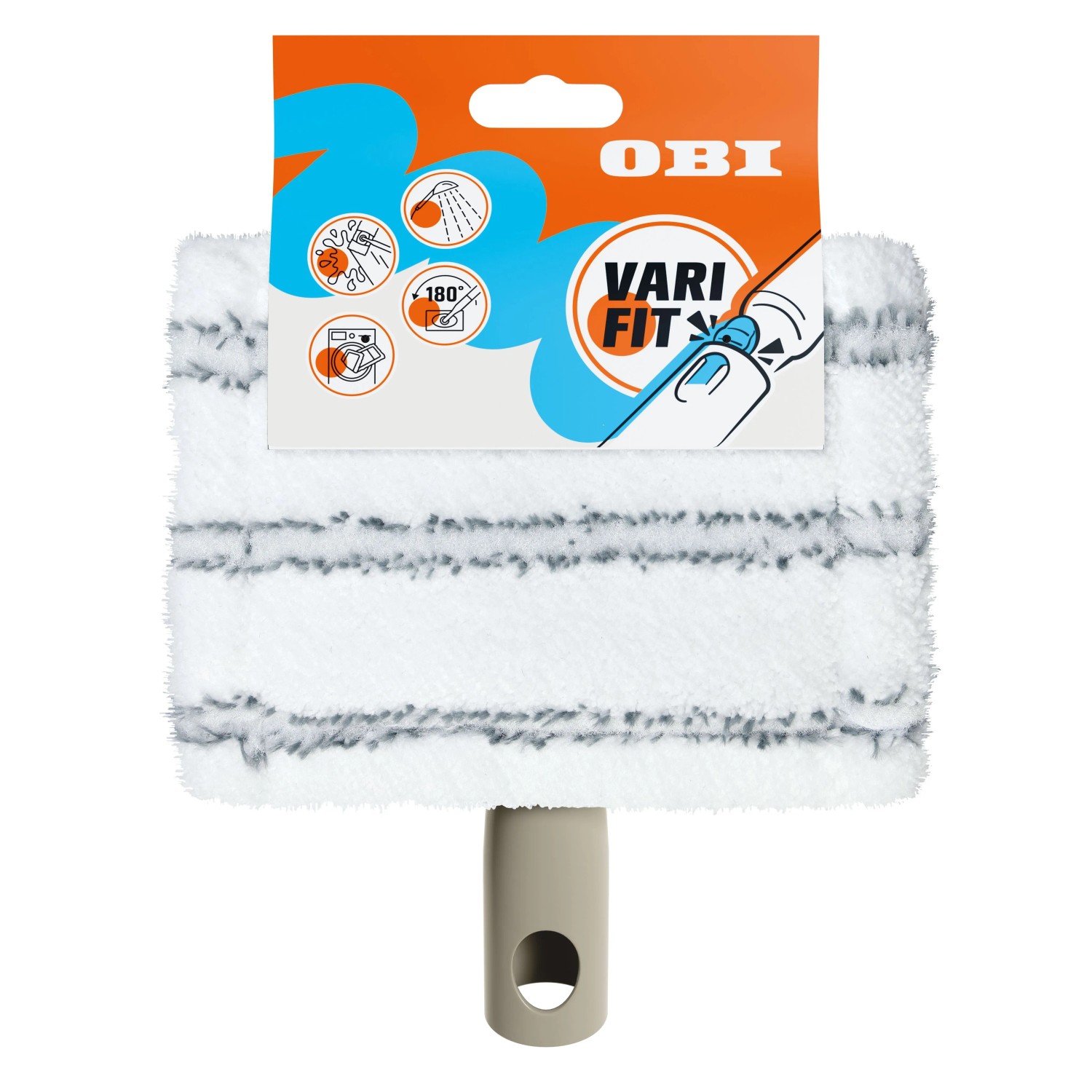 OBI Bad- und Fliesen-Wischer Varifit 180°-drehbare Wischplatte