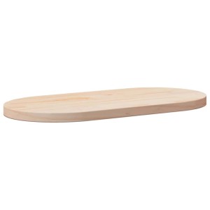 vidaXL Tischplatte 80x40x2,5 cm Massivholz Kiefer Oval 824350