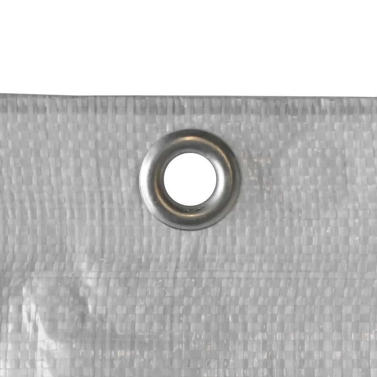 Boni-Shop Gerüstplane 2,10 x 10 m Weiß Kunststoff 150 g/m²