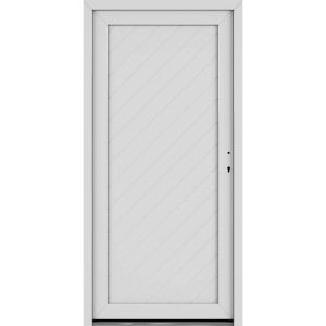 Roro Nebeneingangstür OKE 1153 Kunststoff 5FA Weiß 98 cm x 198 cm DIN R