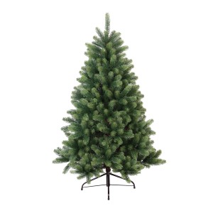 Grüne Kunsttanne Nagano, 210 cm hoch, mit Metallständer. Ideal als Weihnachtsbaum.