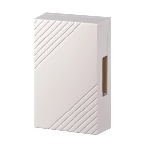 REV Gong-Doppelklang in Cremeweiß, geeignet für Batterie- oder Trafobetrieb.