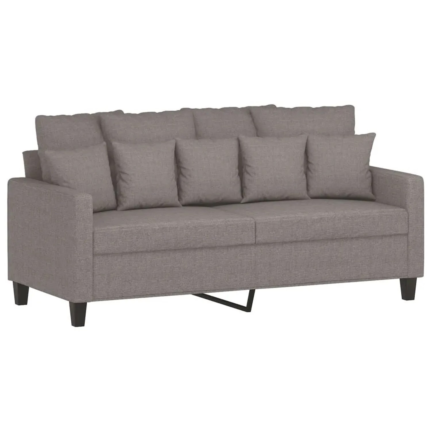 vidaXL 2-Sitzer-Sofa Taupe 140 cm Stoff 359274 günstig online kaufen