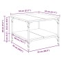 vidaXL Couchtisch Altholz 55 x 55 x 40 cm Holzwerkstoff 881899_11