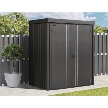 Floraworld Premium Geräteschrank mit Flachdach 153 x 185 x 98 cm