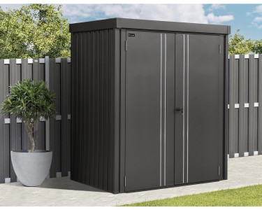 Floraworld Premium Geräteschrank mit Flachdach 153 x 185 x 98 cm