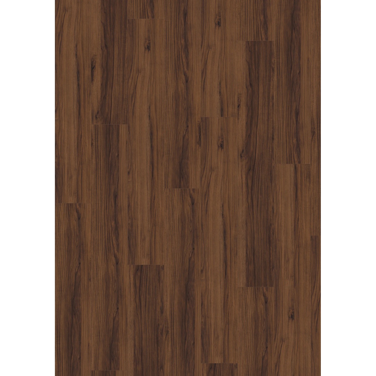 Egger Laminat EL1307 NatureSense Warmia Nussbaum, brauner Laminatboden in Holzoptik.