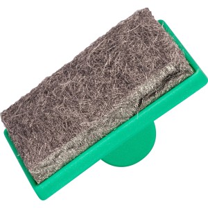 JBL Blanki Aquarium Scheibenreiniger mit Stahlwolle-Pad und grünem Griff zur Algenentfernung.