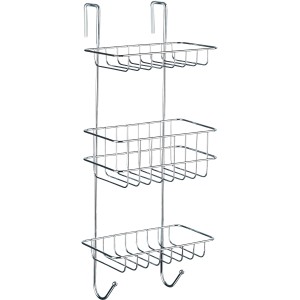 Wenko Duschregal Revigo mit 3 Ablagen aus Chrom, zum Einhängen in der Dusche.