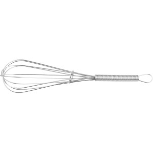 Fackelmann Zenker Schneebesen aus Edelstahl, 20 cm, ein Küchenhelfer zum Backen und Kochen.