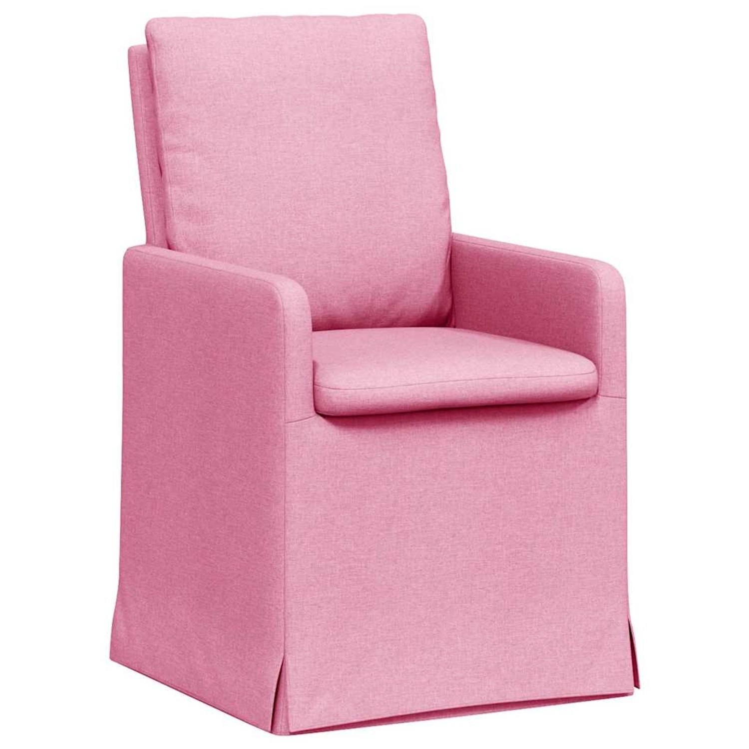 vidaXL Esszimmerstühle 2 Stk Rosa 57 x 67 x 98 cm Stoff 42017925 günstig online kaufen