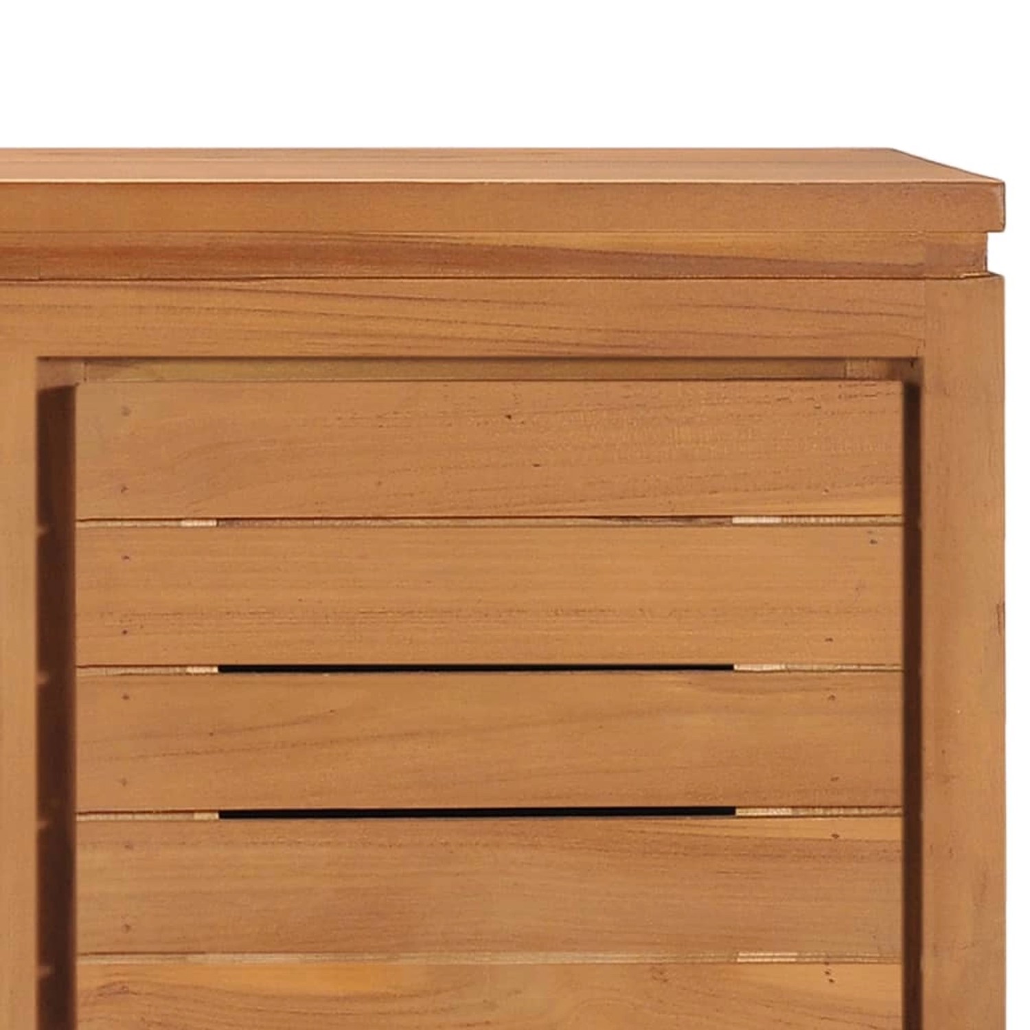 vidaXL TV-Schrank 110 x 30 x 40 cm Teak Massivholz
