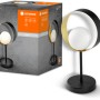Ledvance Tischleuchte Decor Memphis, schwarz-gold, 36,5 cm. Moderne LED-Tischlampe mit G9 Fassung.