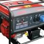 Roter Al-Ko Stromerzeuger 6500 D-C mit schwarzem Tragerahmen. Leistungsstarker Generator für Baustelle und Garten.